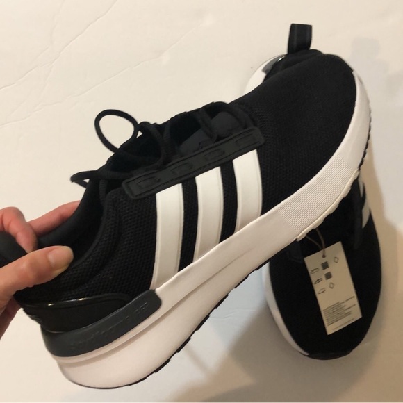 Adidas men Black and White Sneakers main image 4